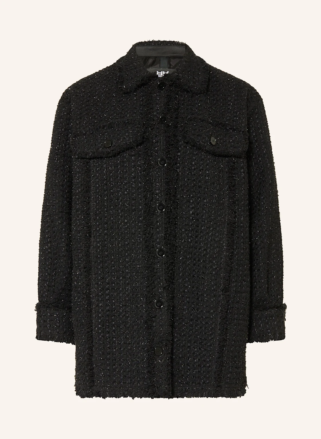 RIANI Bouclé-Jacke mit Glitzergarn