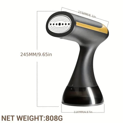 NNETM Household Commercial Hand-held Garment Steamer - Black