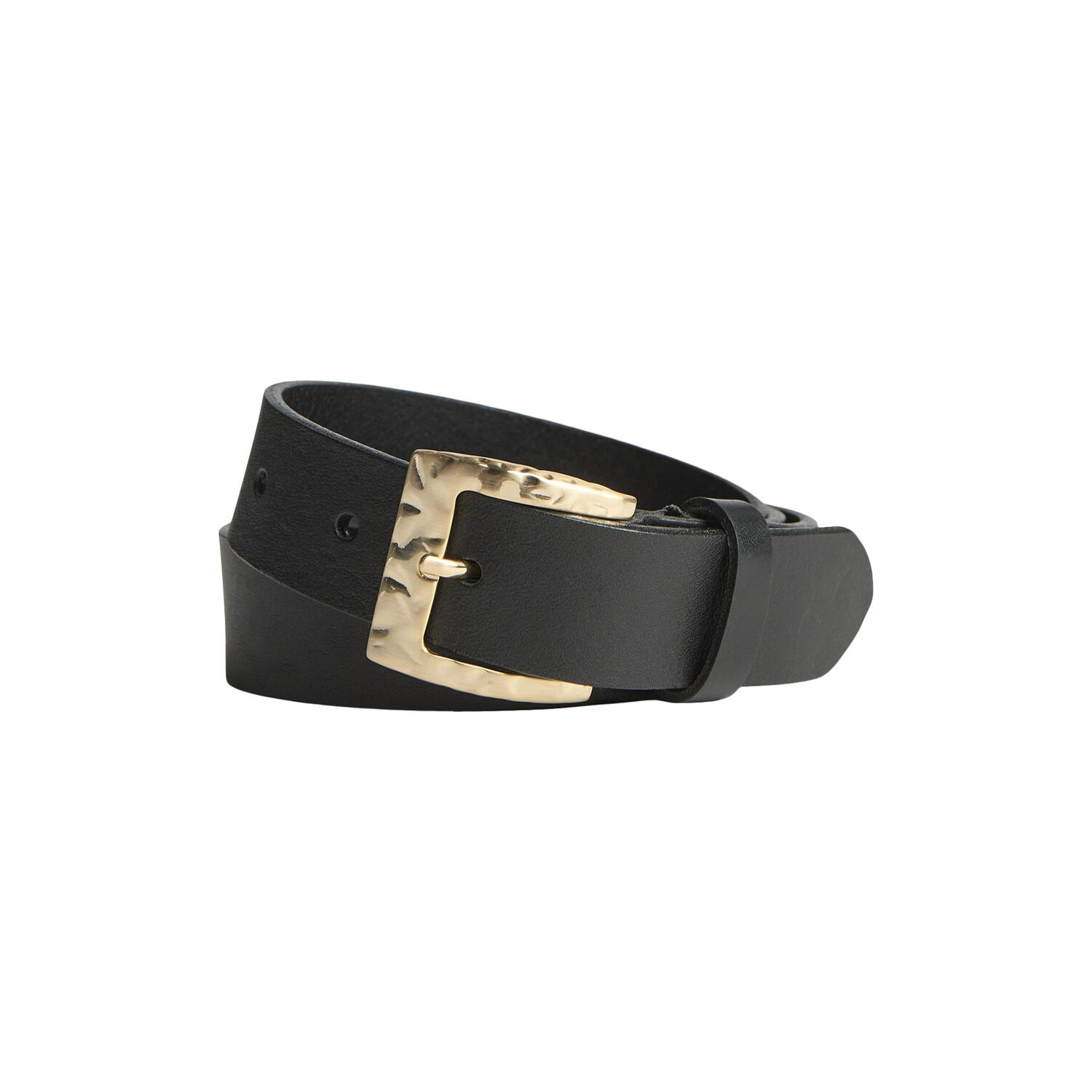 HeatMBG Belt, black w/br. gold