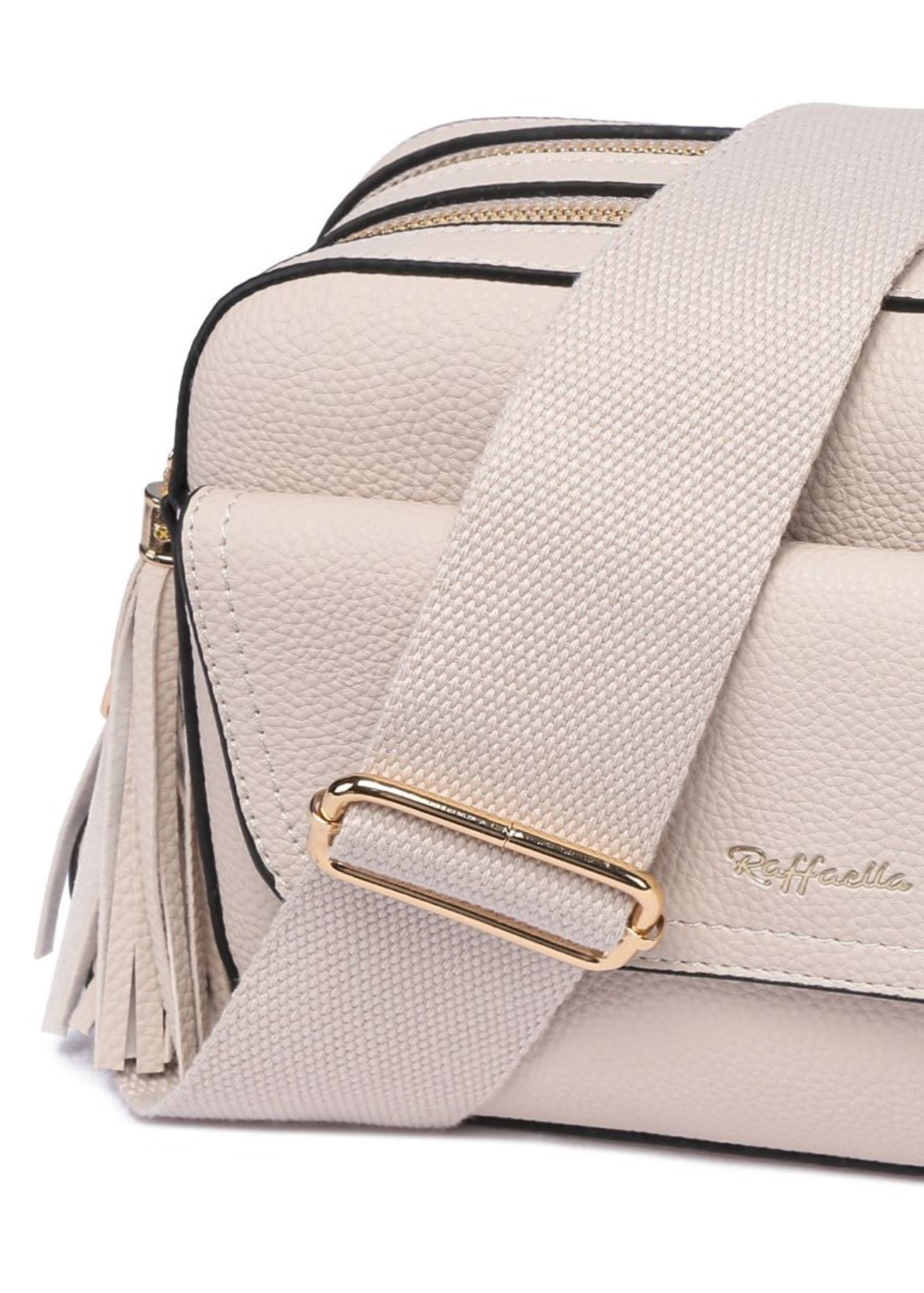 Raffaella Tassel Front Pocket Crossbody Bag