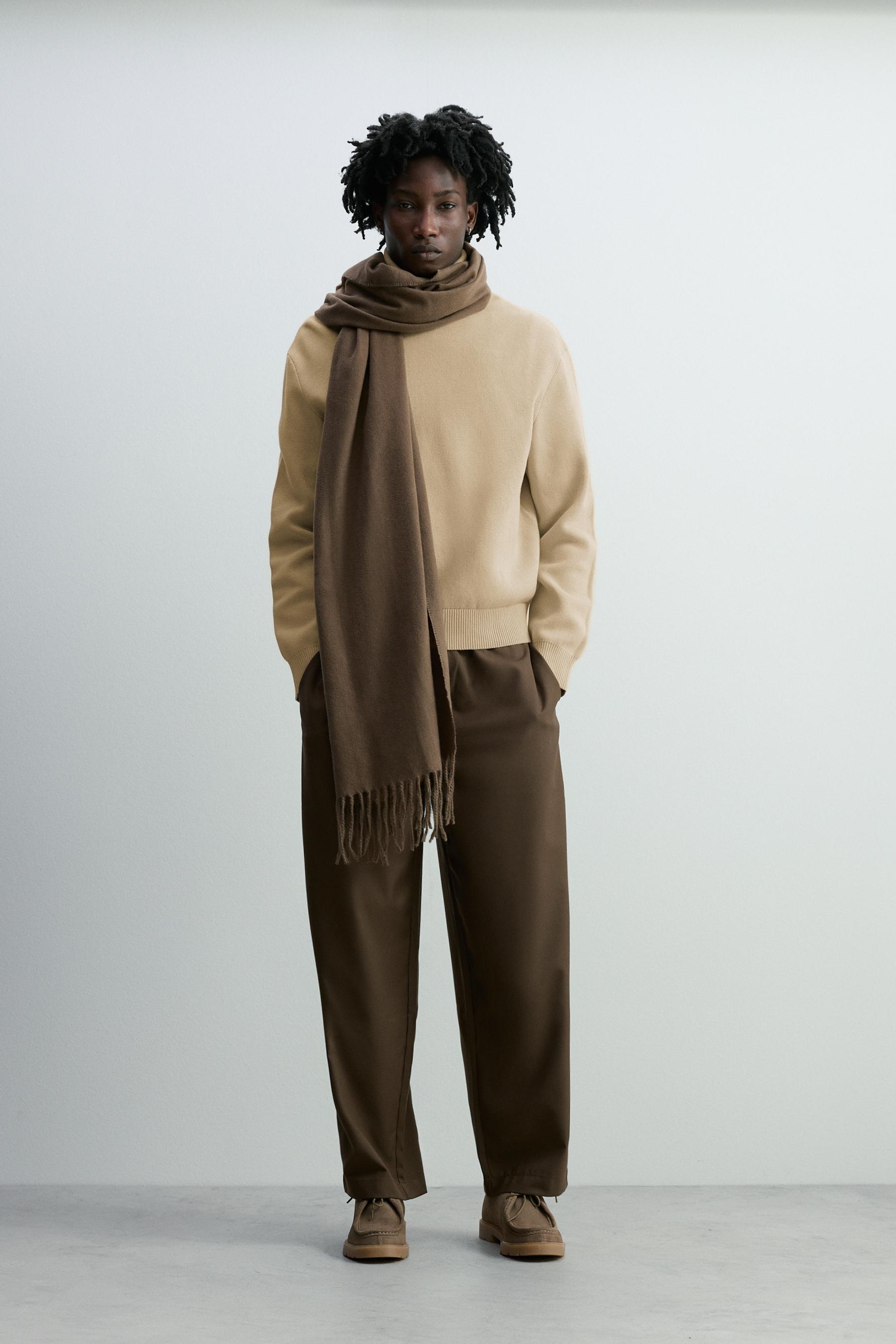Jersey cuello vuelto compacto