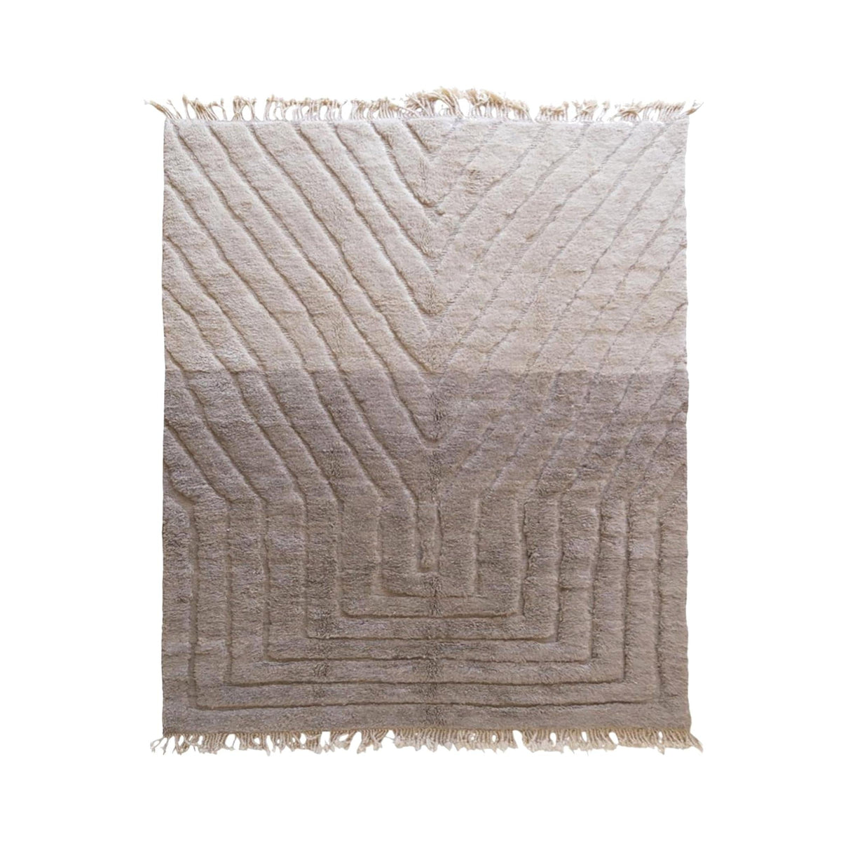 AFK Living vloerkleed Berber - handgemaakt - Wol - 120 cm x 170 cm