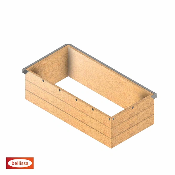 Befestigungsset, LxH: 3 x 4.2 cm, silber