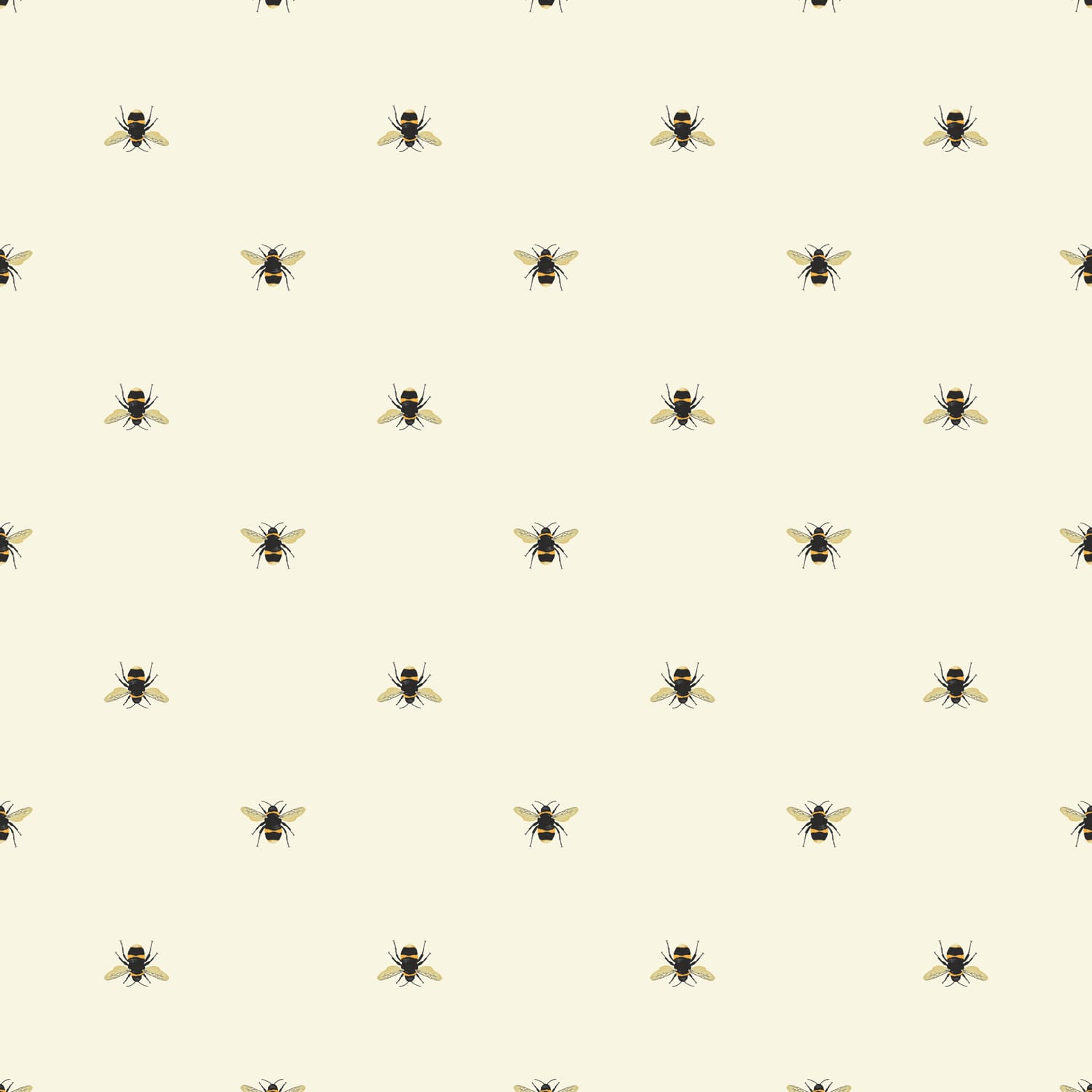 Joules Vliesbehang - Botanical Bee - 10mx52cm