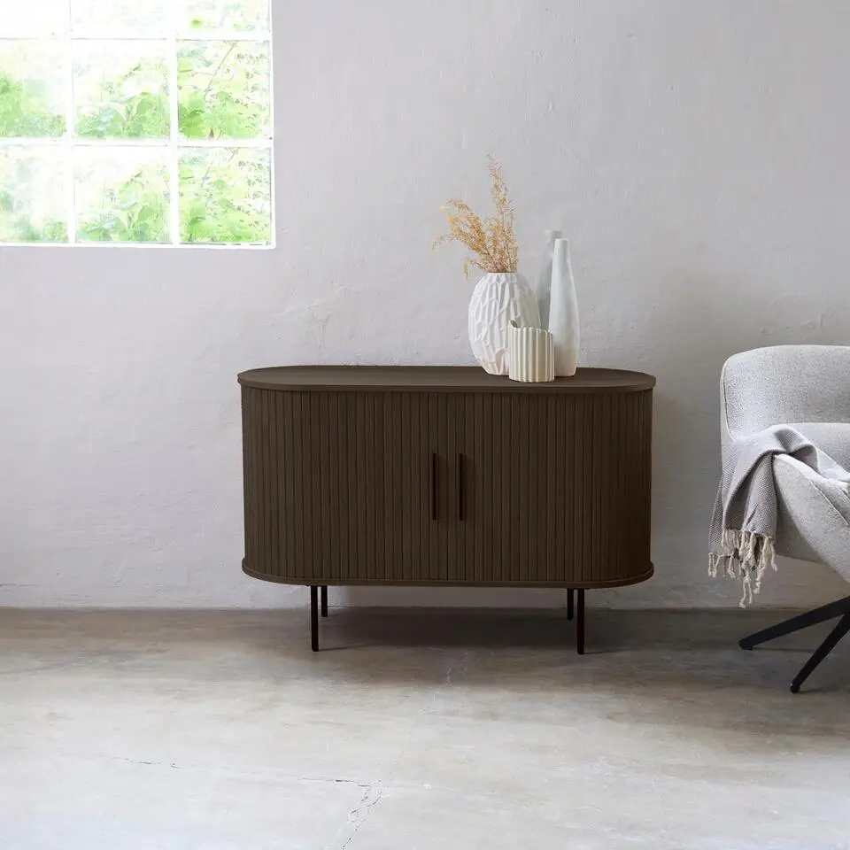 Dressoir Donker Eikenhout - 120x45x76cm - Nola