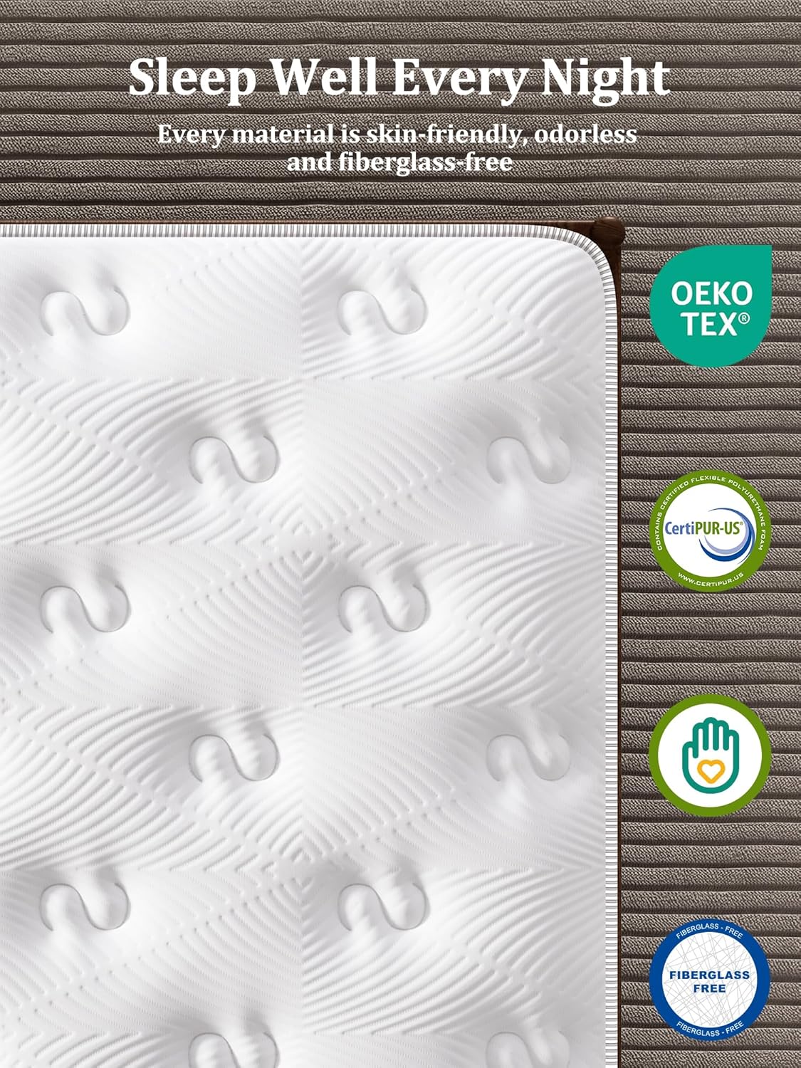 BedStory Extra Firm Queen Mattress 14 Inch, Hybrid Queen Size Mattress in a Box, Back Pain Relief, Luxury Pocket Spring Mattress, Fiberglass-Free, 365-Night-Trial, 10 Year Warranty