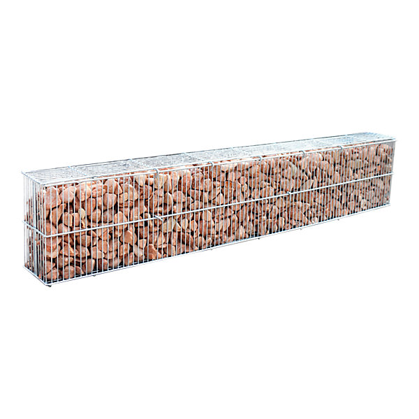 Kit gabion acier galvanisé pour bordure L.80 x l.10 x H.15 cm