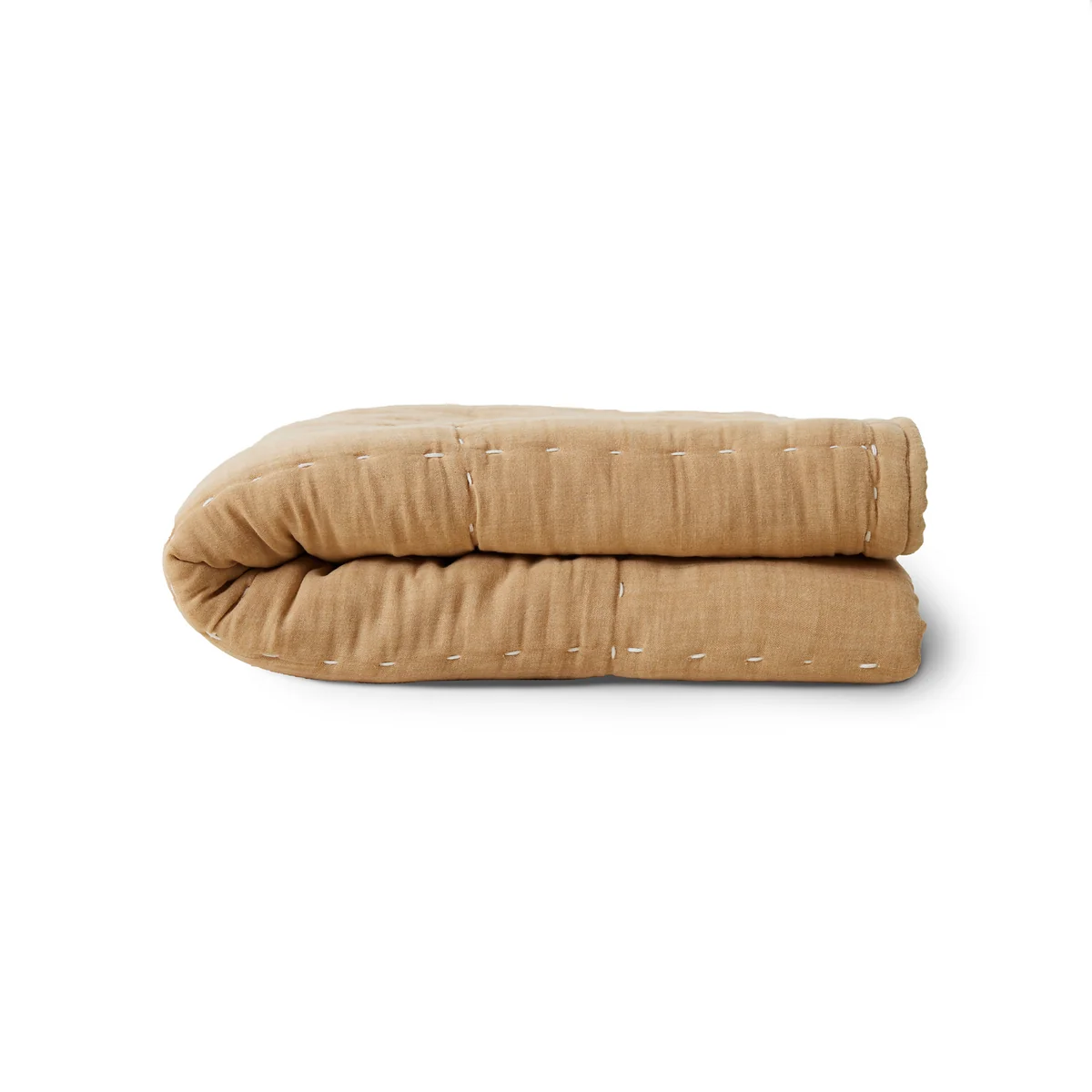 HKliving - Quilted Decke, 130 x 170 cm, sand