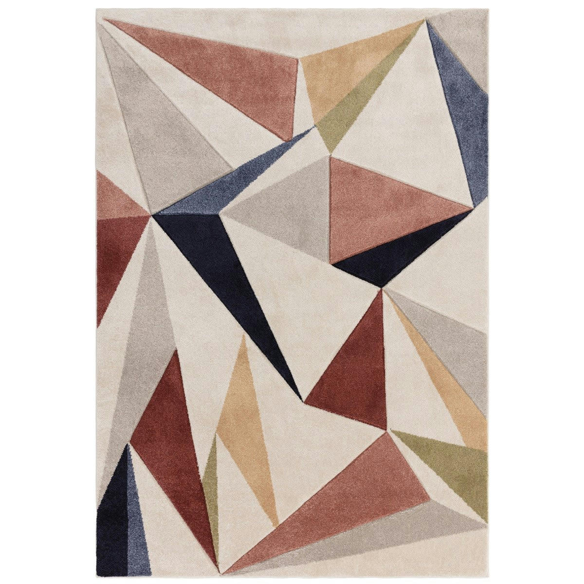 KADEO - Tapis de salon en polypropylène multicolore 120x170 cm