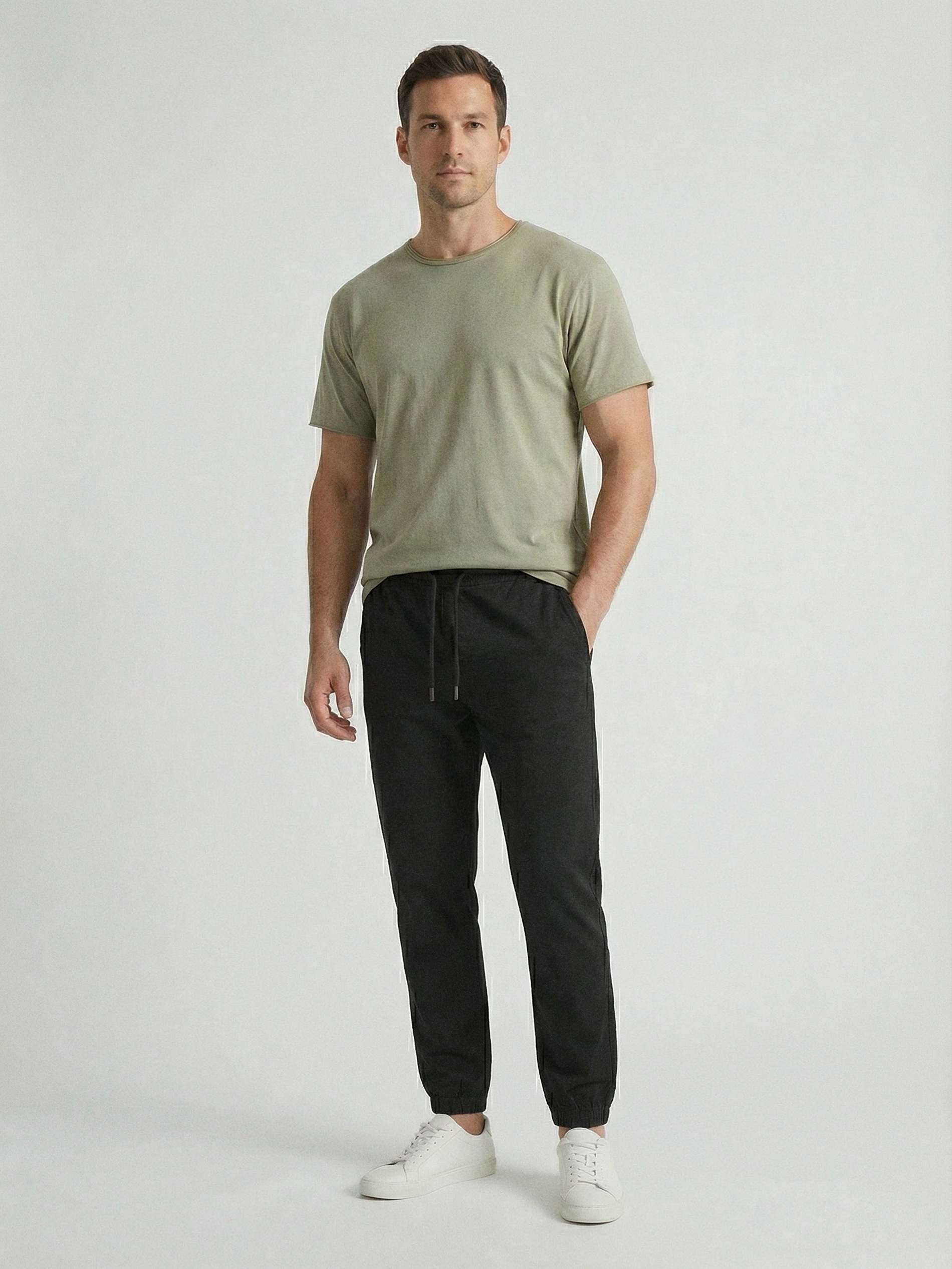 Bawełniane spodnie jogger