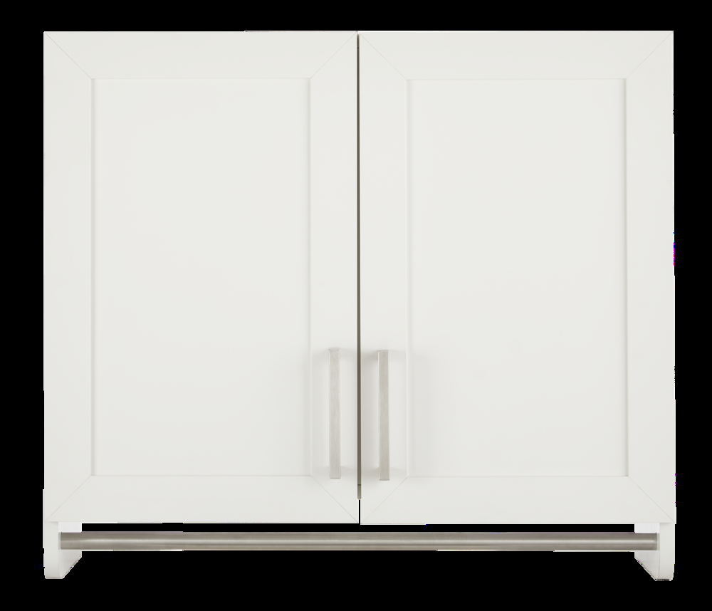 For Living 2-Door Wall Laundry Cabinet, White