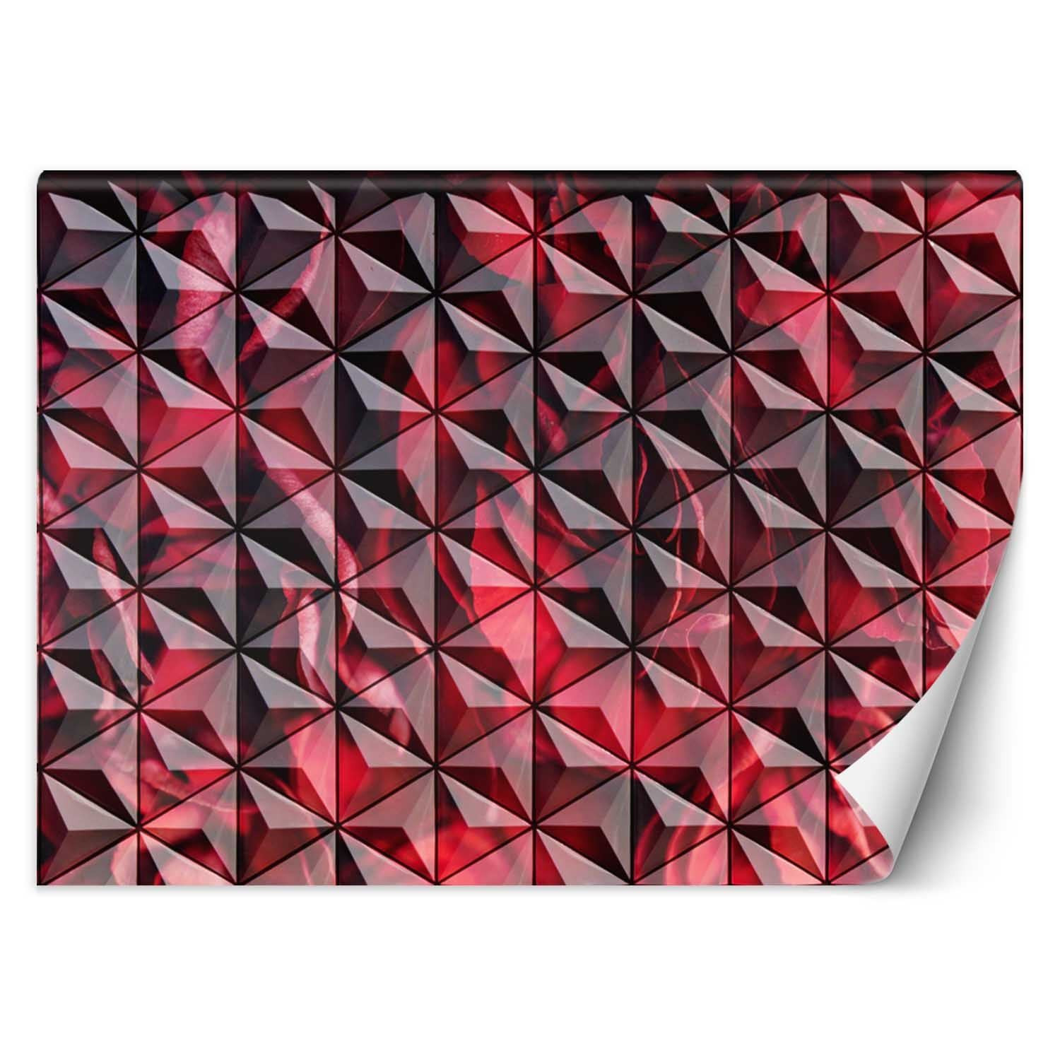 Feeby Fototapeta, Czerwona geometria 150x105