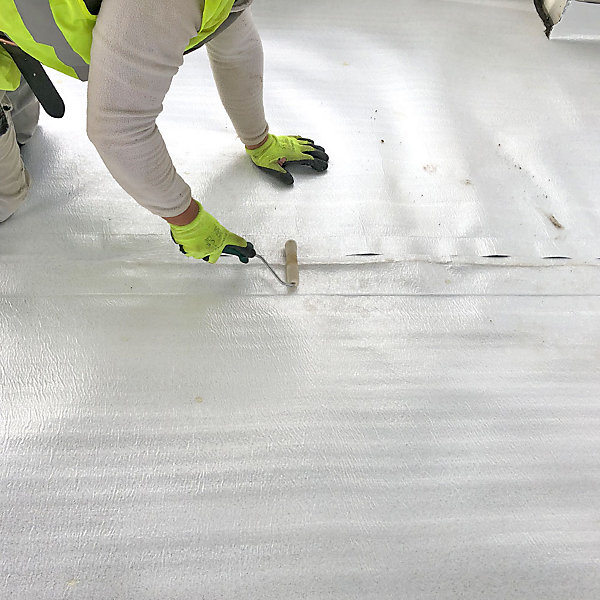 Feuille anti-radon (20m x 1,5m). Feuille isolante pour les processus d'isolation au radon dans les maisons, bureaux, garages, etc.