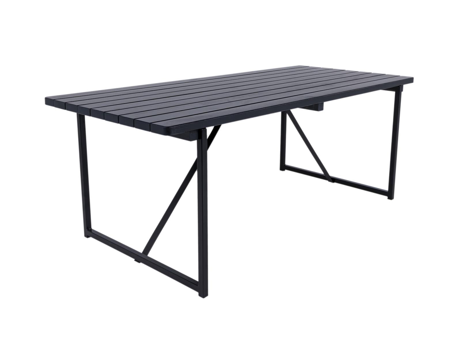 MaximaVida industrieel metalen tafelonderstel Boston 80 cm zwart
