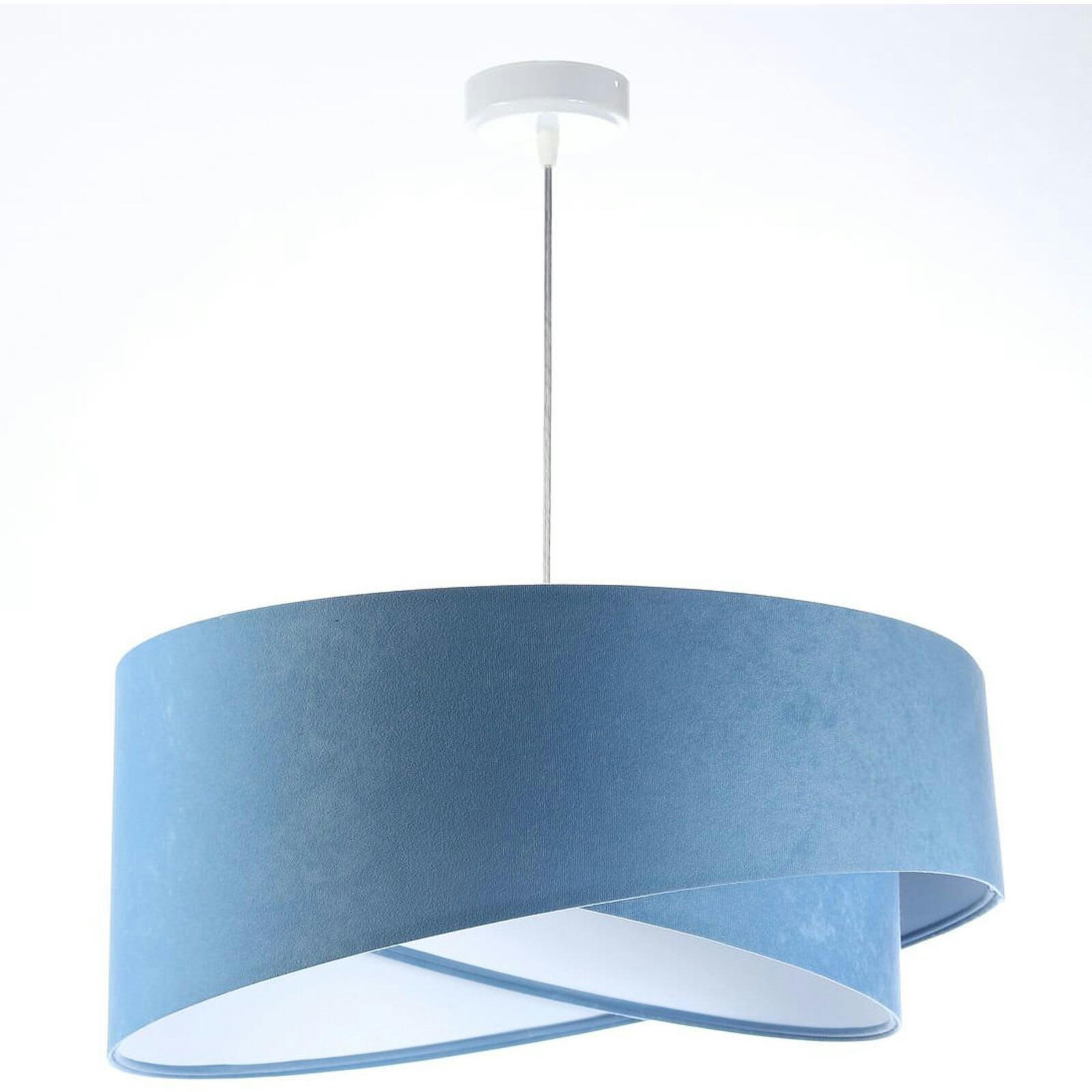 GALAXY - Suspension Tissu Bleu 50x50x105 cm