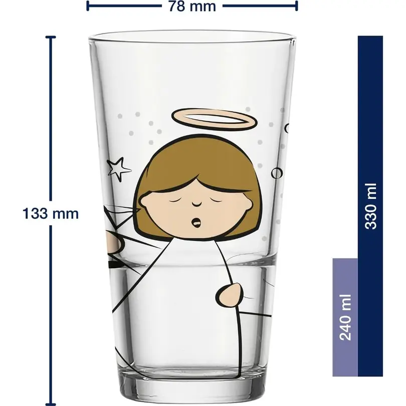 Tasse 6er-Set Engel