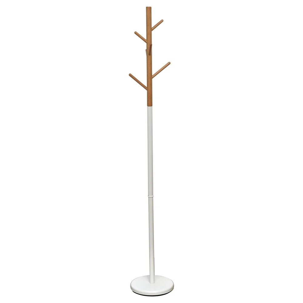 Coat Rack Standing Hall Tree for Entryway 6 Hooks
