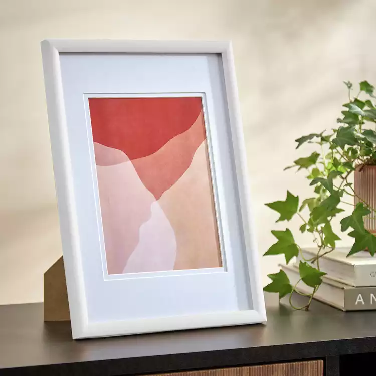 Habitat Single Mount White Picture Frame - 8x12" - A4