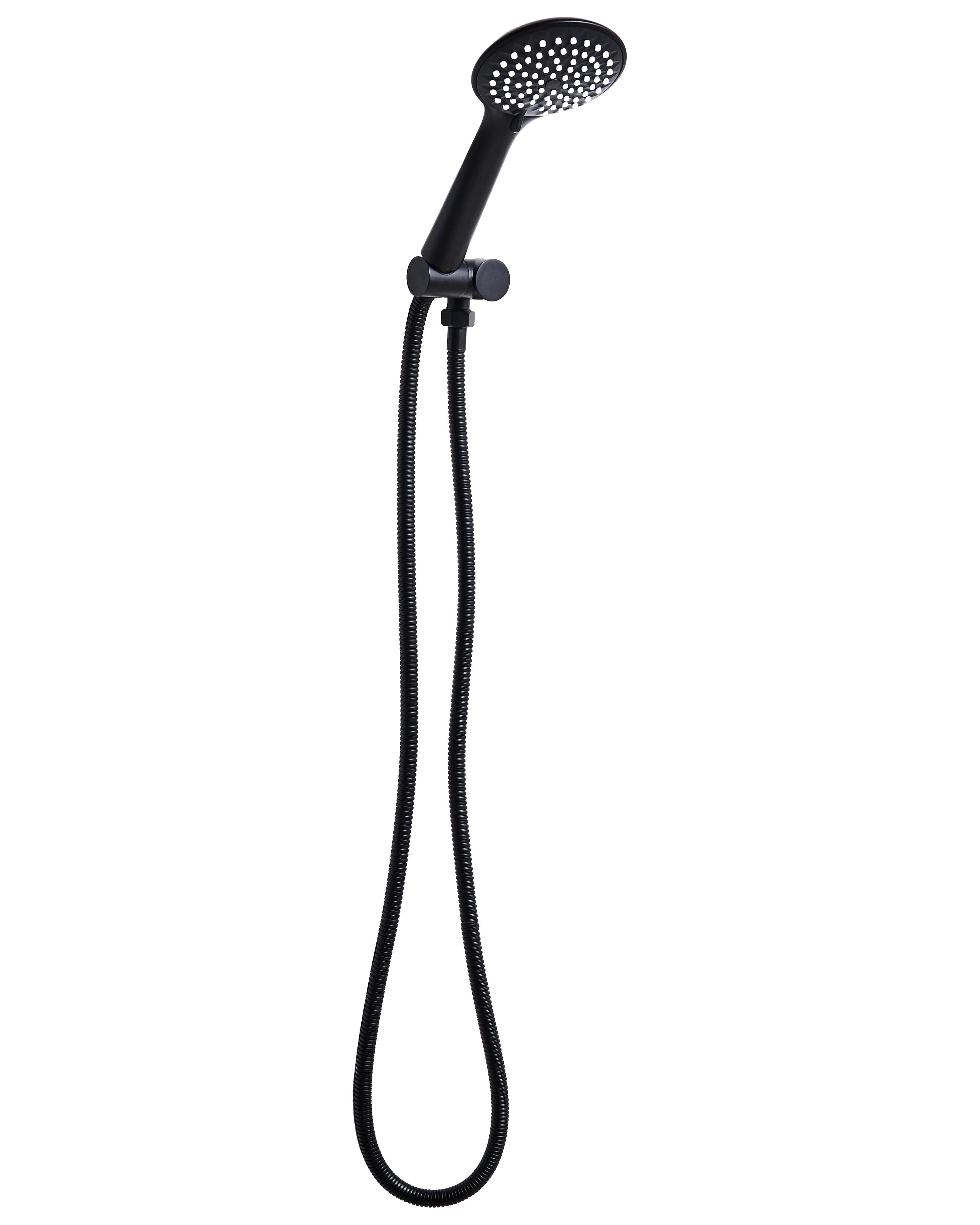Shower Head and Hose Kit TARMA 4-function Black