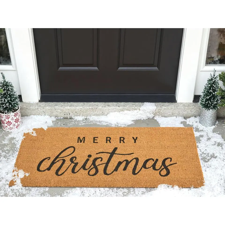 TIKUB - Deurmat - Natuurlijk - 55 x 120 cm - Kokos