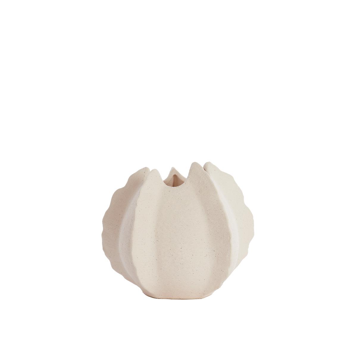 Light & Living - Kelapa vaas deco 26,5x26x23 cm - keramiek crème