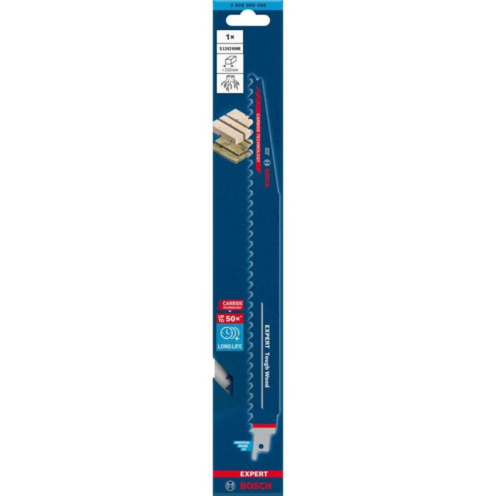 BAJONETTSAGBLAD BOSCH EXPERT TOUGH WOOD S1242KHM 250MM