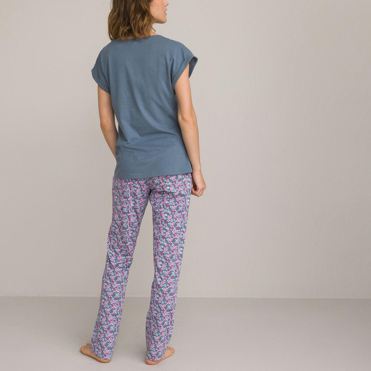 Pyjama manches courtes pur coton