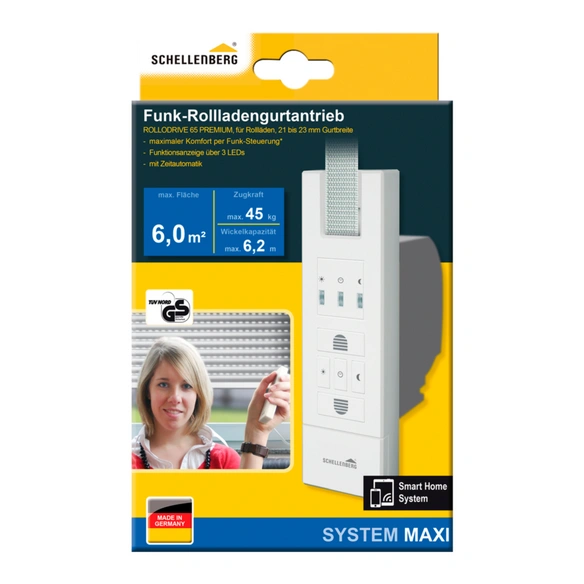 Funk-Rolladengurt-Antrieb »ROLLODRIVE 65 PREMIUM«, 70 W