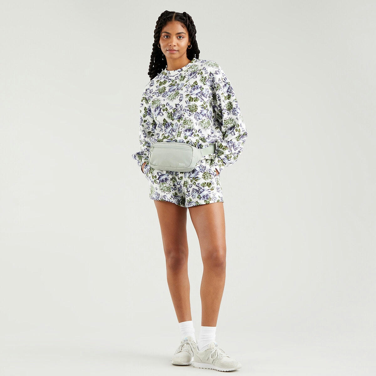 Sweat imprimé floral