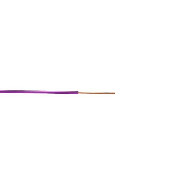 Câble électrique H07VU 1,5 mm² Violet - 5 m