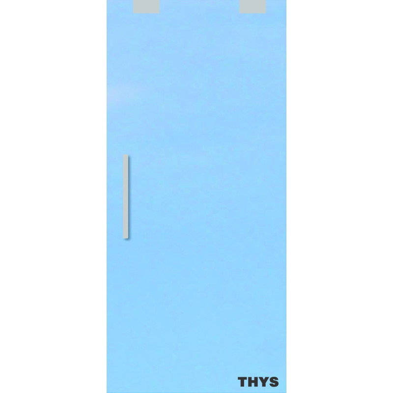 Porte coulissante en verre sécurit Thytan Sliding clair 93 x 215 cm THYS