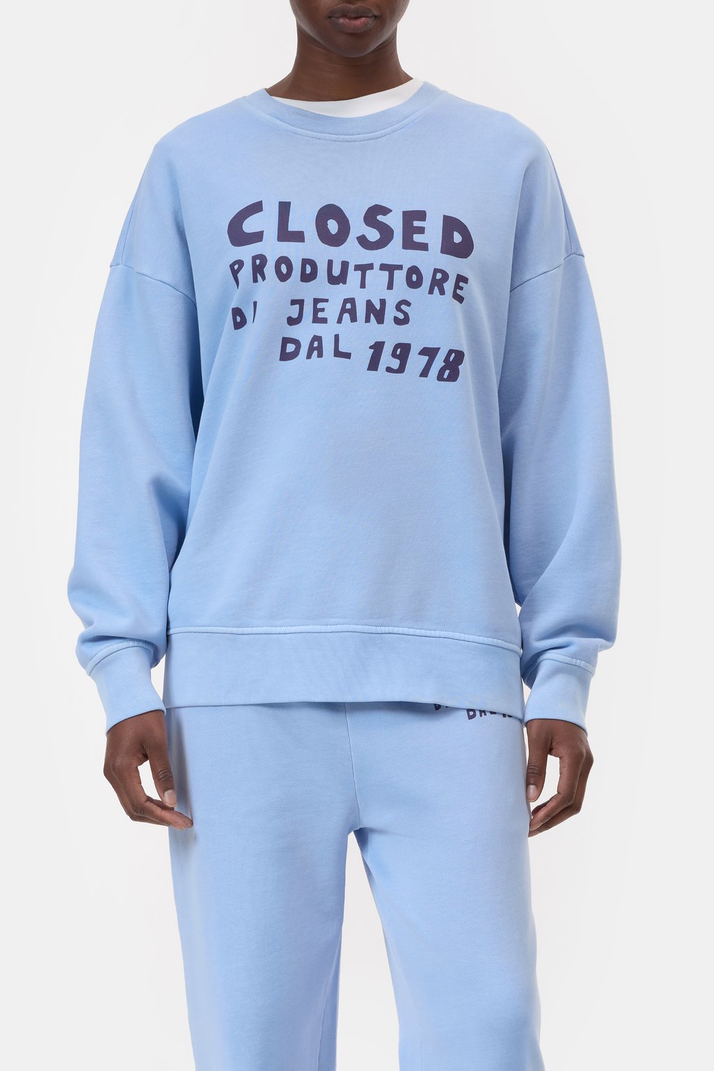 Crewneck-Sweatshirt aus Bio-Baumwolle