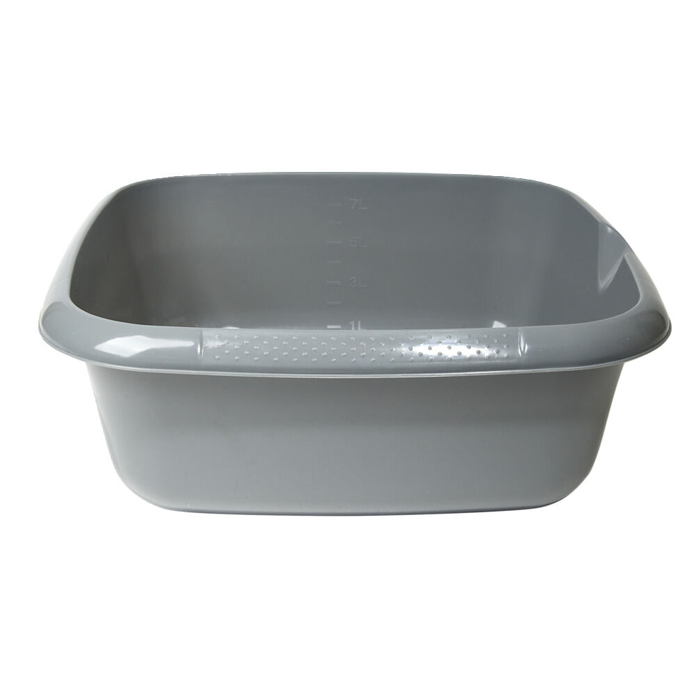 Bassine plastique carré grise