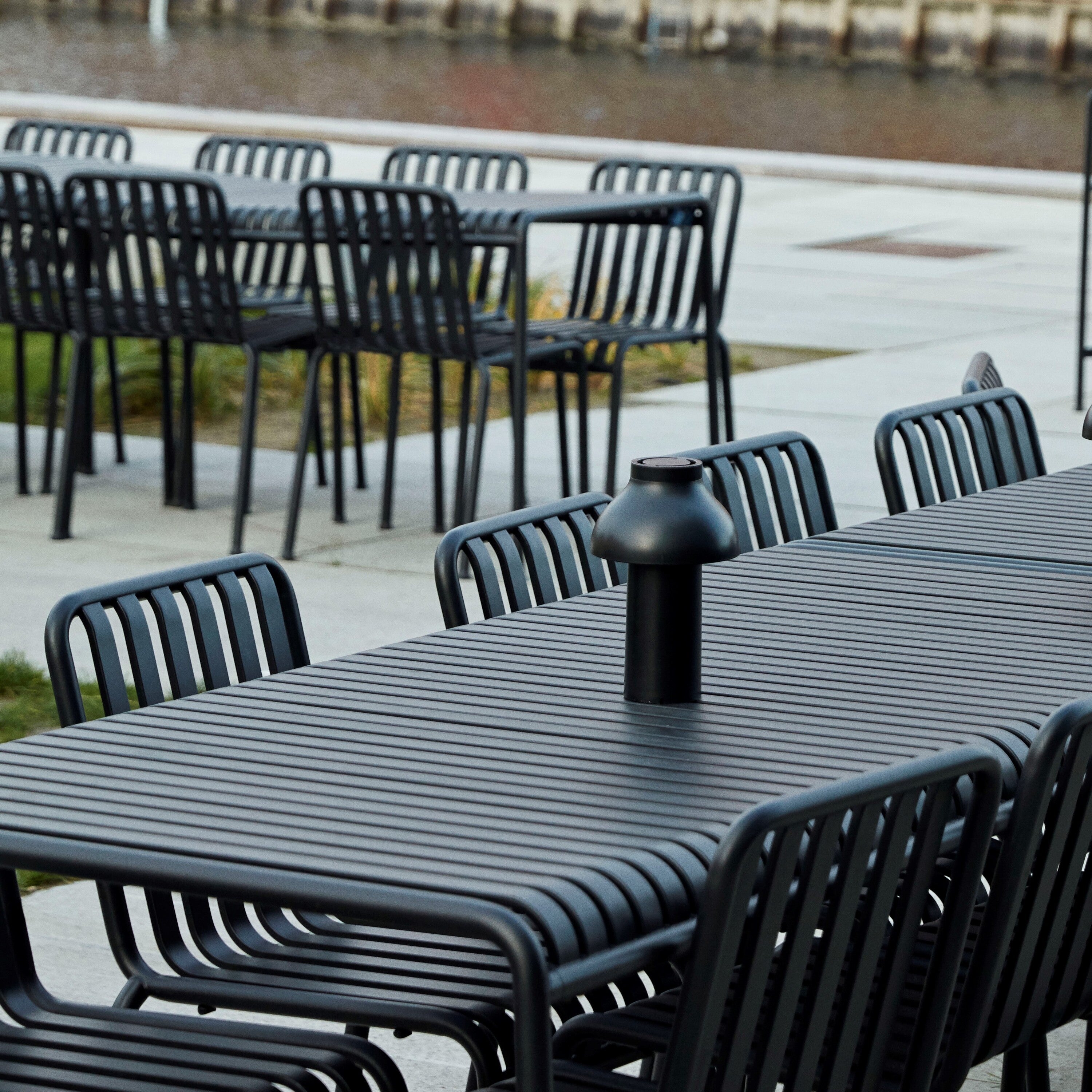 HAY Palissade Tuintafel 170 x 90 cm - Antraciet