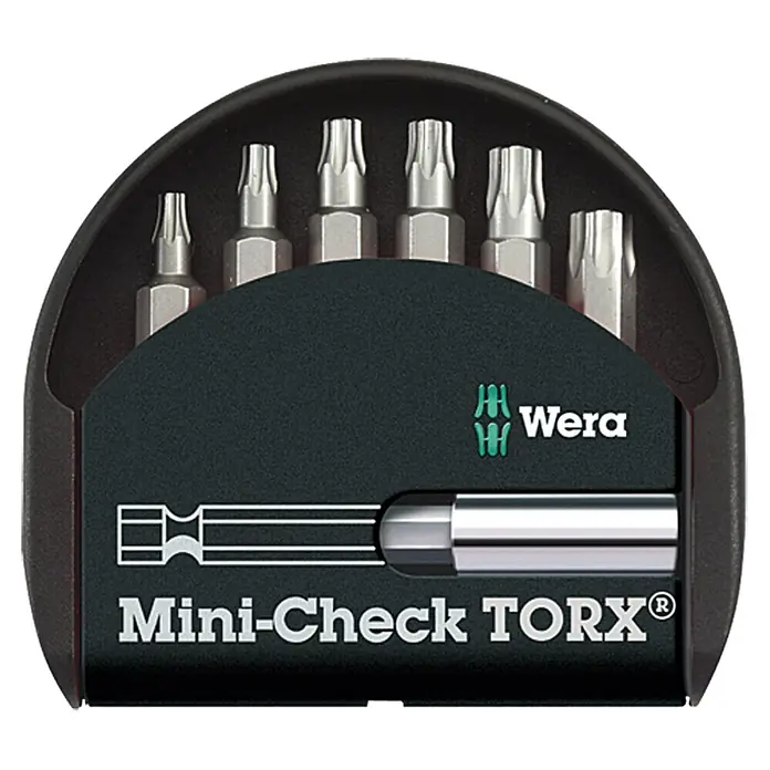 BITSSETT WERA TORX 7 DELER