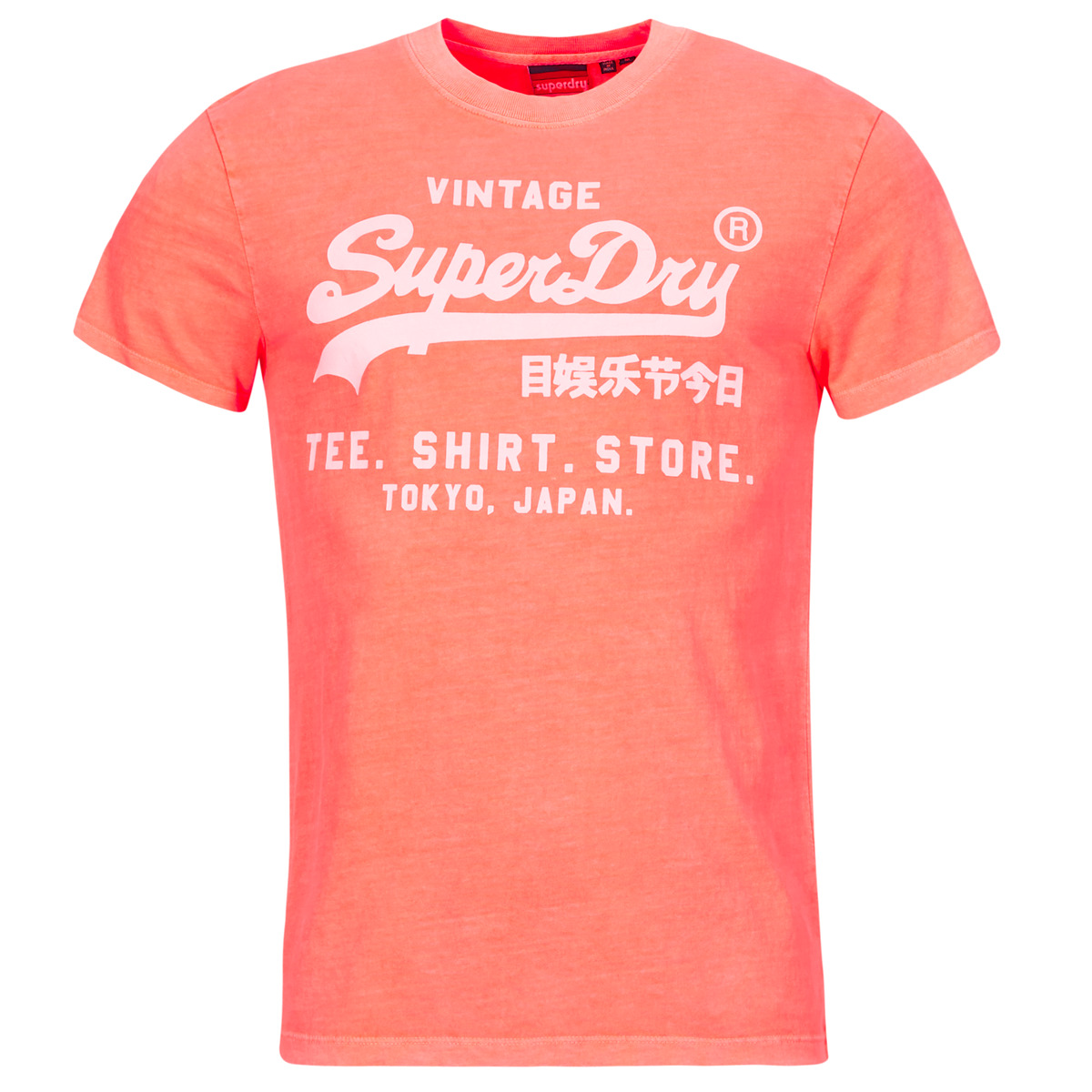 Superdry - LOGO NEON - Orange