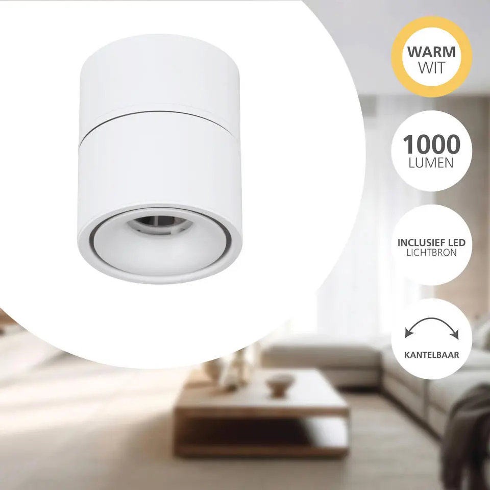 EGLO Bohoyo Spotje - LED - Aluminium/Kunststof - Wit