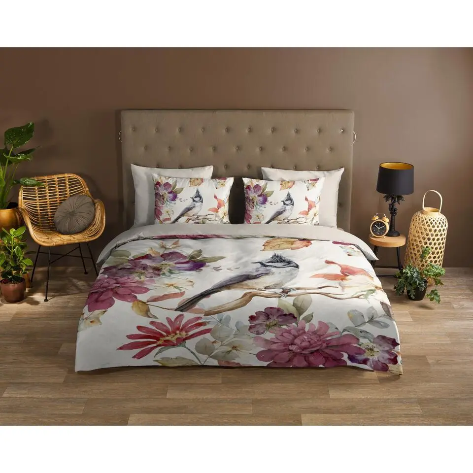 Good Morning Kuifmees Dekbedovertrek Multi-1-persoons (140 x 200/220 cm)