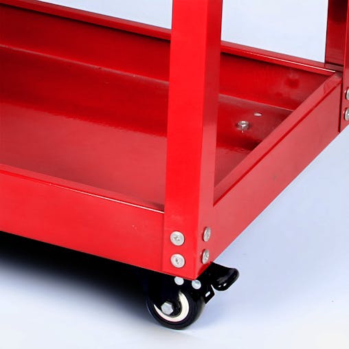 SOGA 2-Pack 3-Tier Red Tool Storage Carts