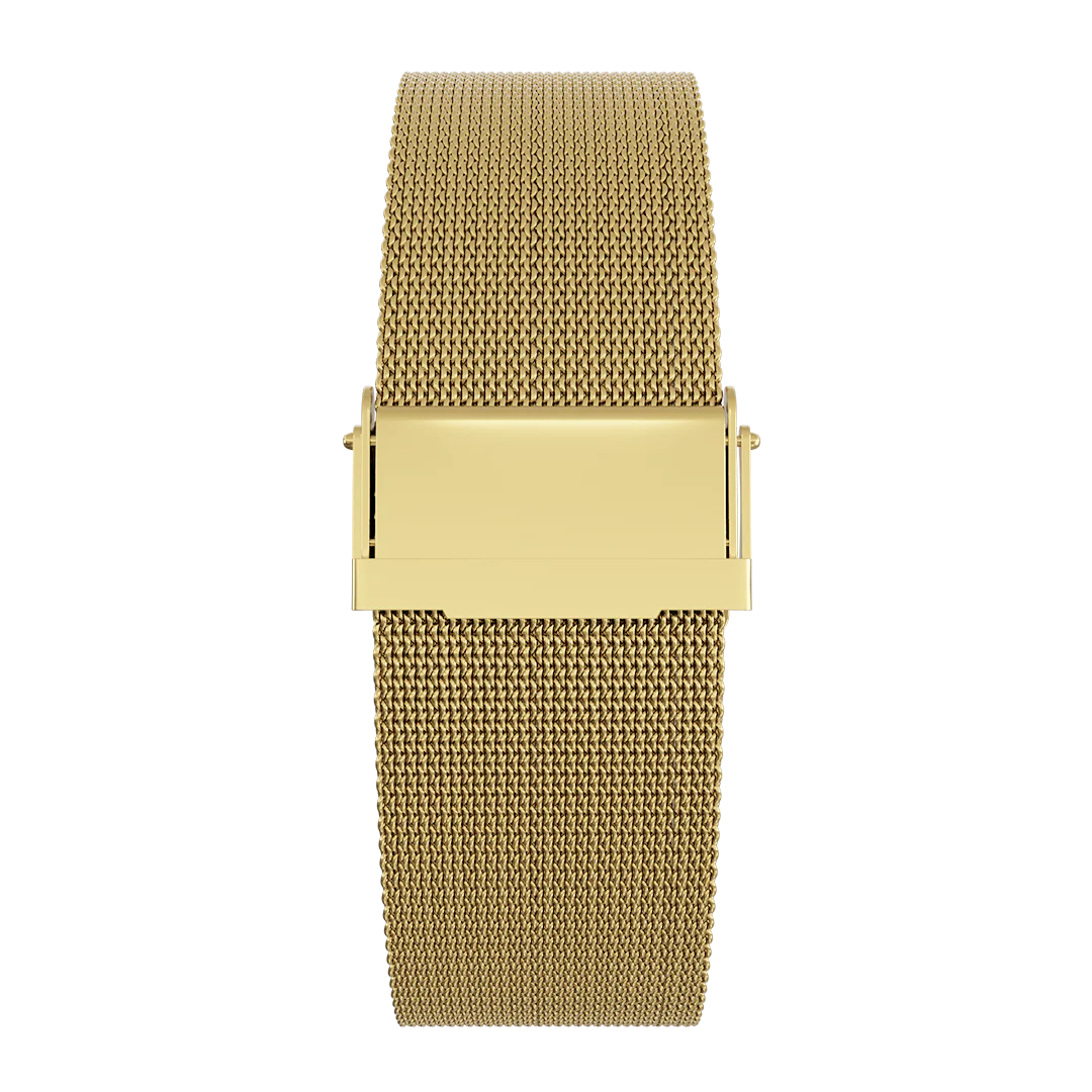 Gold mesh bracelet (16mm)