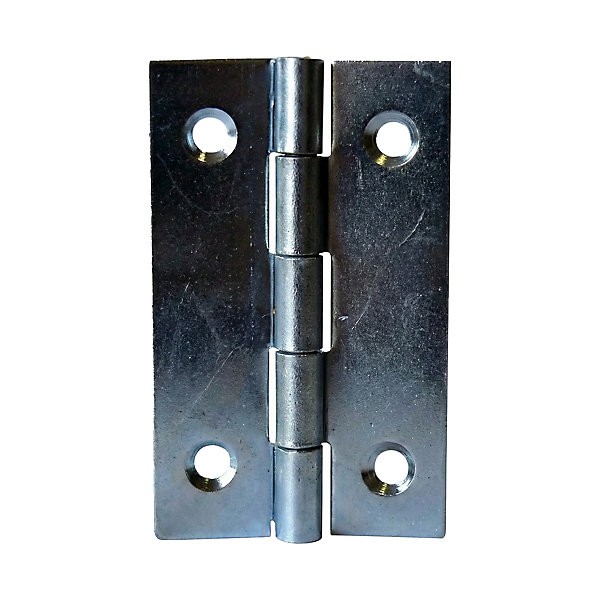 2 charnières acier zingué Diall 80 x 45 mm