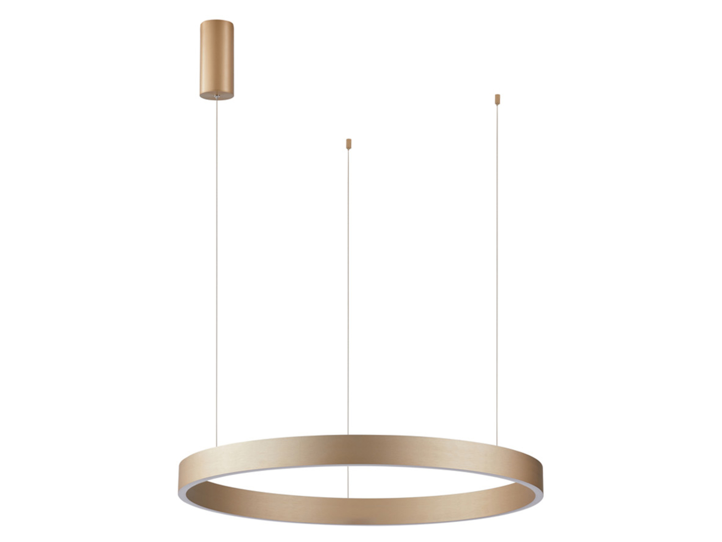 Lampa wisząca Brasco Up Down LED ze zmienną barwą światła złota