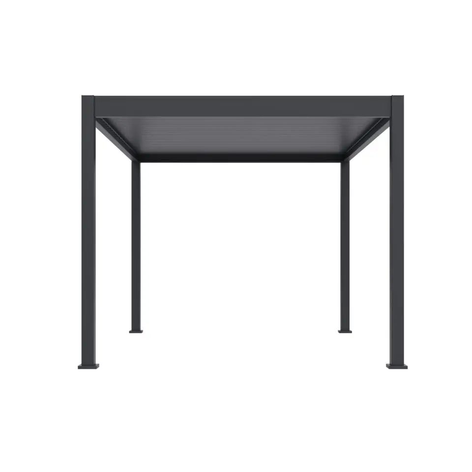 Orion Deluxe overkapping elektrisch met LED 300 x 400 antraciet