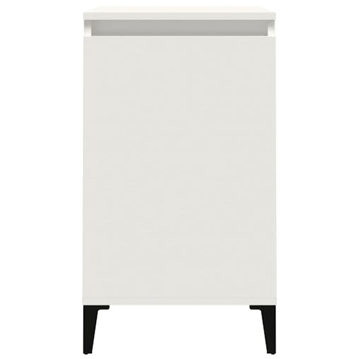 NNEVL Bedside Cabinets 2 pcs White 40x35x70 cm Engineered Wood