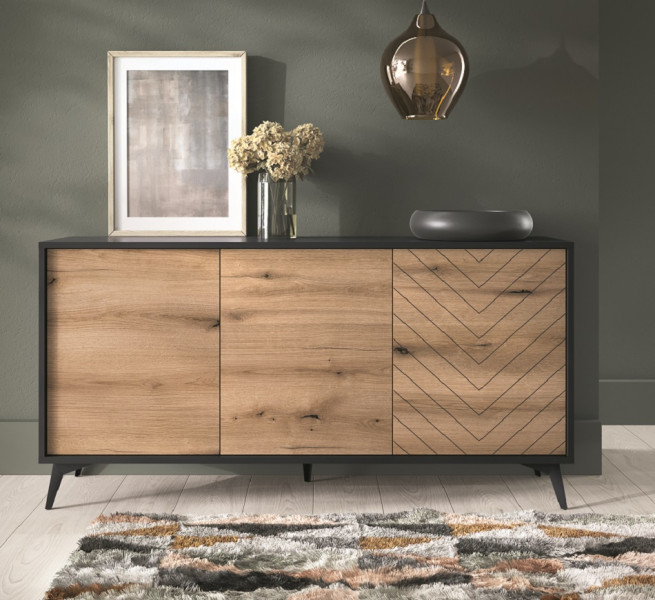 Komoda w jodełkę DIAMO do salonu K154