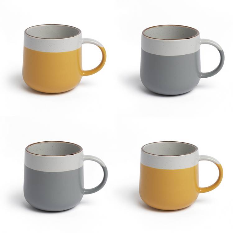 Habitat Set of 4 Speckle Mugs