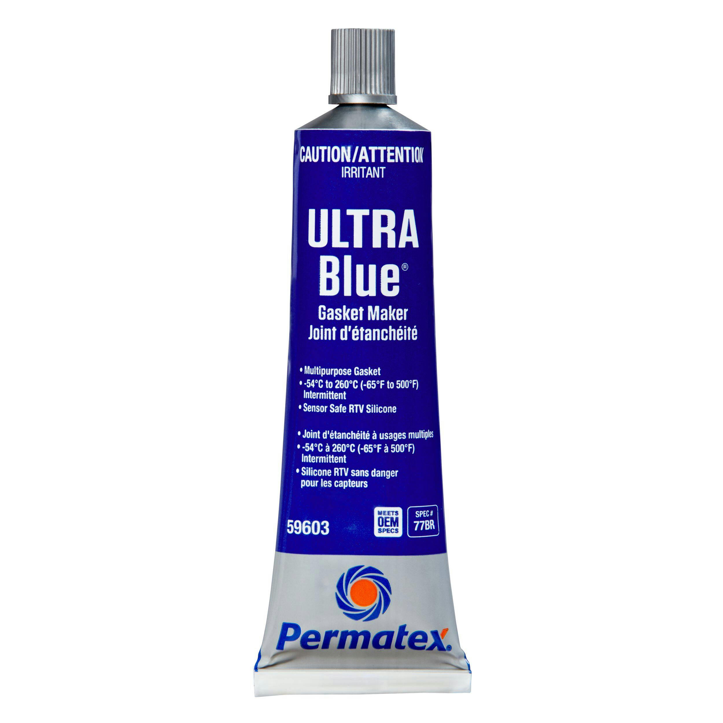 Permatex® 59603 Ultra Blue Multi-Purpose RTV Gasket Maker 77BR, 80-mL