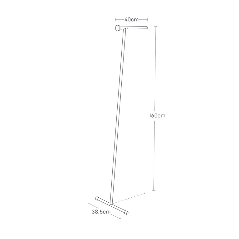Yamazaki Leunend Stoomreiniger Kledingrek - Tower - Wit