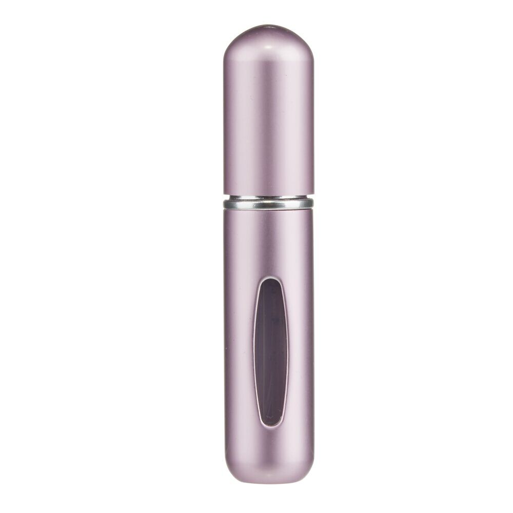Vaporisateur parfum de sac en métal et plastique rose H15cm
