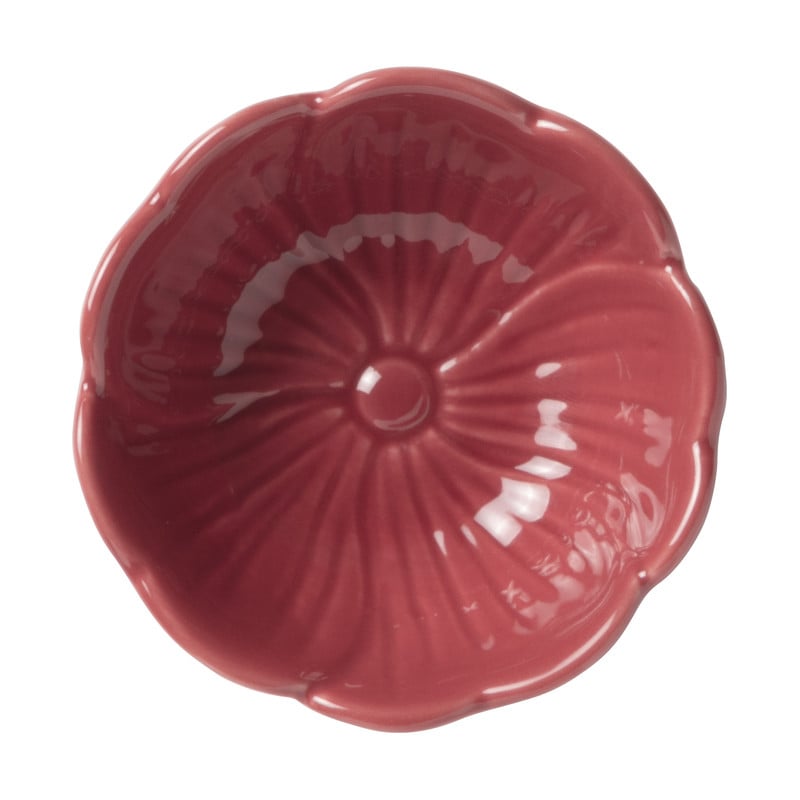 Schaaltje bloem - rood -&Oslash;8.3x4 cm